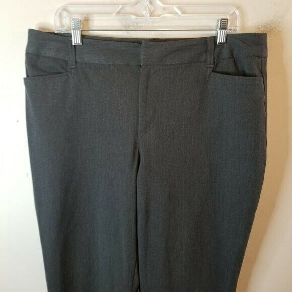 St. John's Bay Womens Size 14 Gray Solid Bootcut Dress Pants - Picture 8 of 11